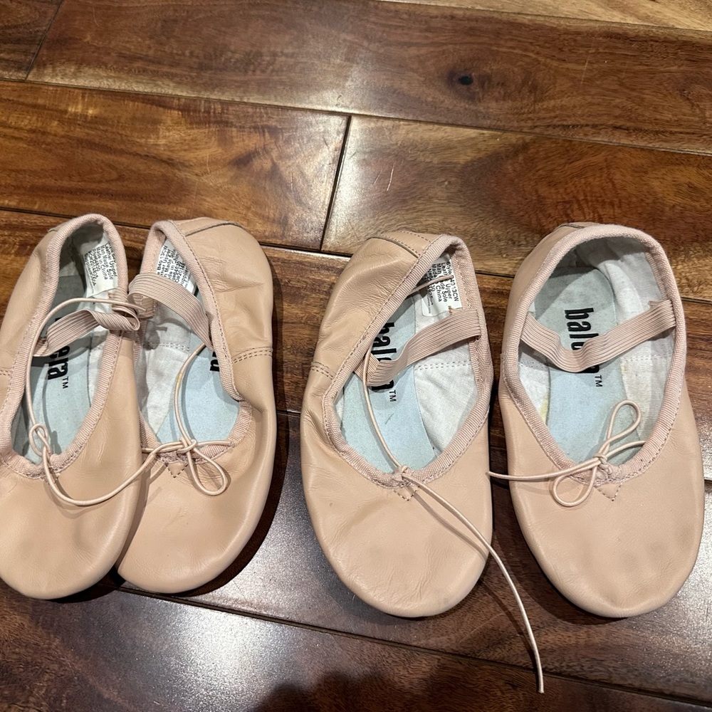 Lot of 2 balera size 13 dance shoes khaki